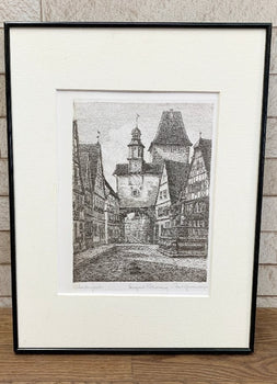 Ernst Geissendorfer Original Etching 