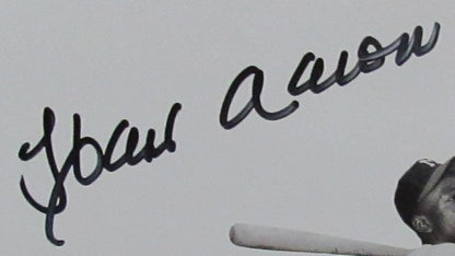 Hank Aaron Hof Signed/Autographed 10X12 Book Photo Braves Jsa 200126