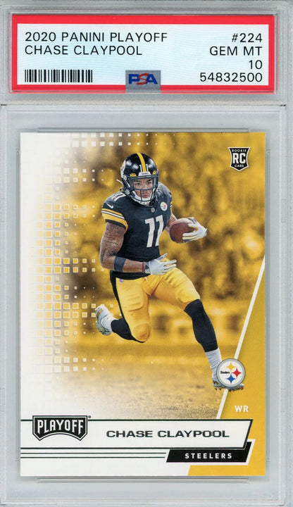 Chase Claypool 2020 Panini Playoff Rookie Card #224 (Psa)