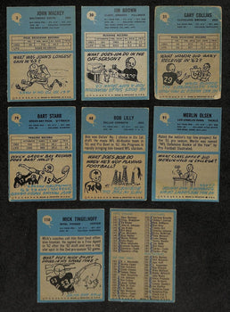 1964 Philadelphia Football Card Complete Set