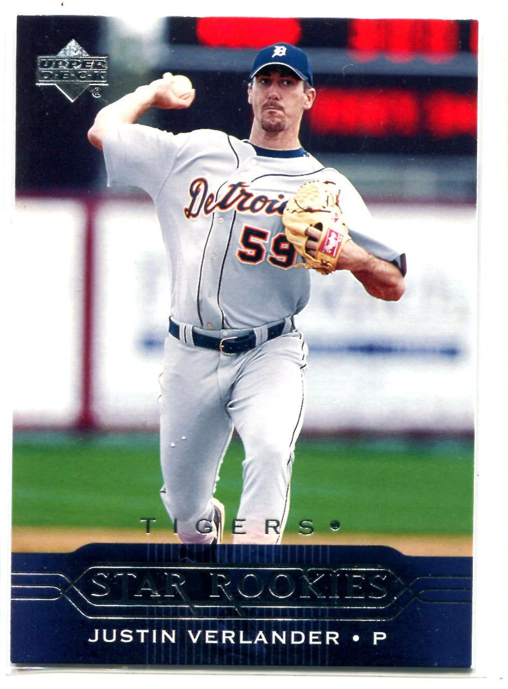 Justin Verlander 2005 Upper Deck Star Rookies Card
