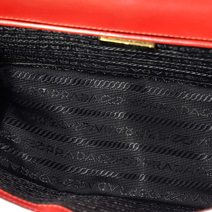 Prada Chain Flap Crossbody Bag Saffiano Leather Mini