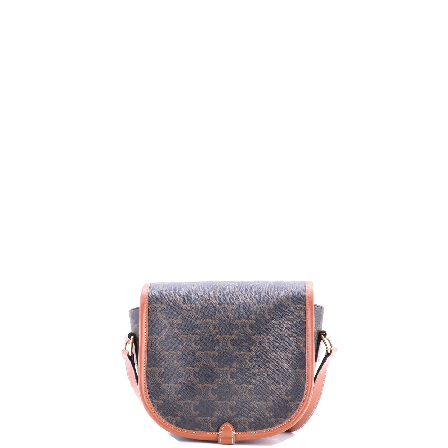 Medium Celine Folco Bag Triomphe Coated Canvas