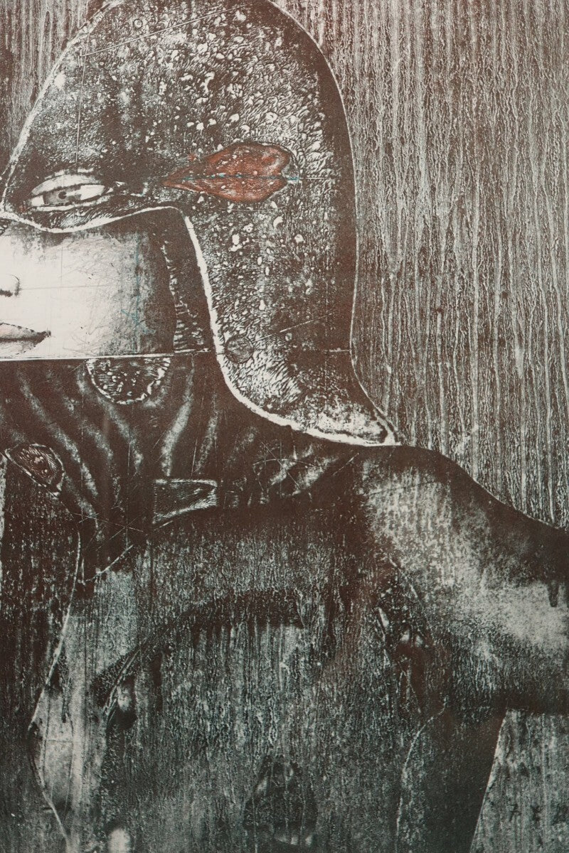 Paul Wunderlich Amazones Ed15 Original Lithograph Signed Framed Surrealism Art