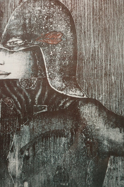 Paul Wunderlich Amazones Ed15 Original Lithograph Signed Framed Surrealism Art