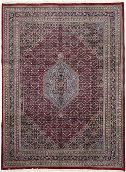 Floral Tribal Indo-Bidjar Oriental Wool Rug