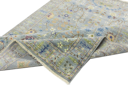 Handmade Tree of Life Oushak Chobi Oriental Rug
