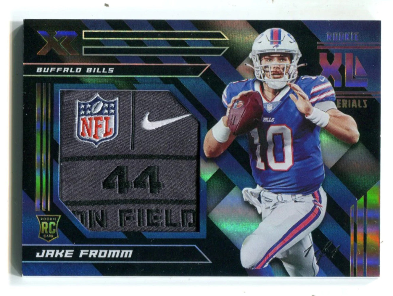 Jake Fromm 2020 Panini Xr Rookie Materials #Rxm8 1/1 Card