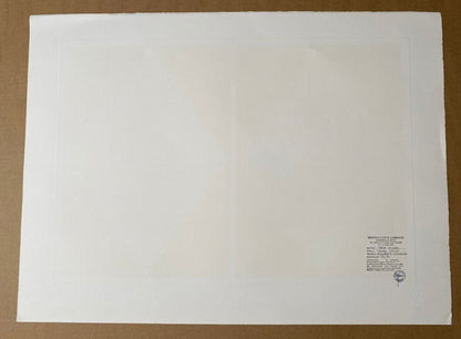 Carla Accardi Aquatint Etching Numbered Certified Publication