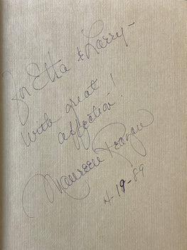 Maureen Reagan First Father First Daughter A Memoir Autographed Book