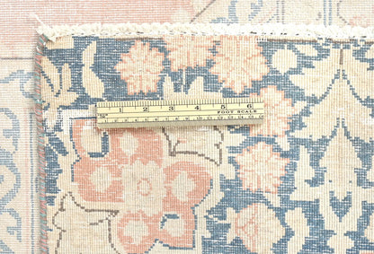 9X12 Ft Antique Hand-Knotted Muted Floral
