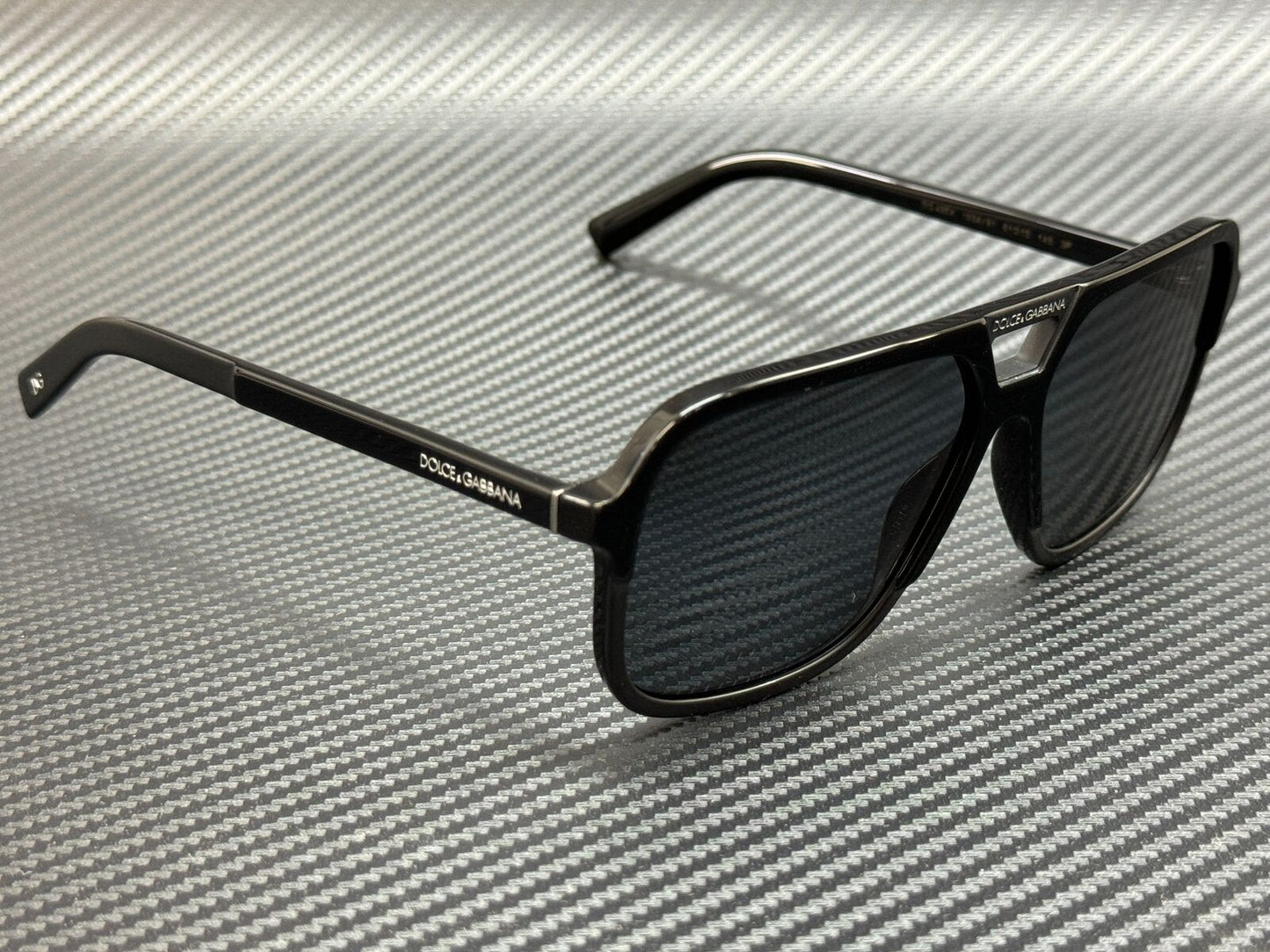 DOLCE & GABBANA DG4354 193481 Black Square Men's