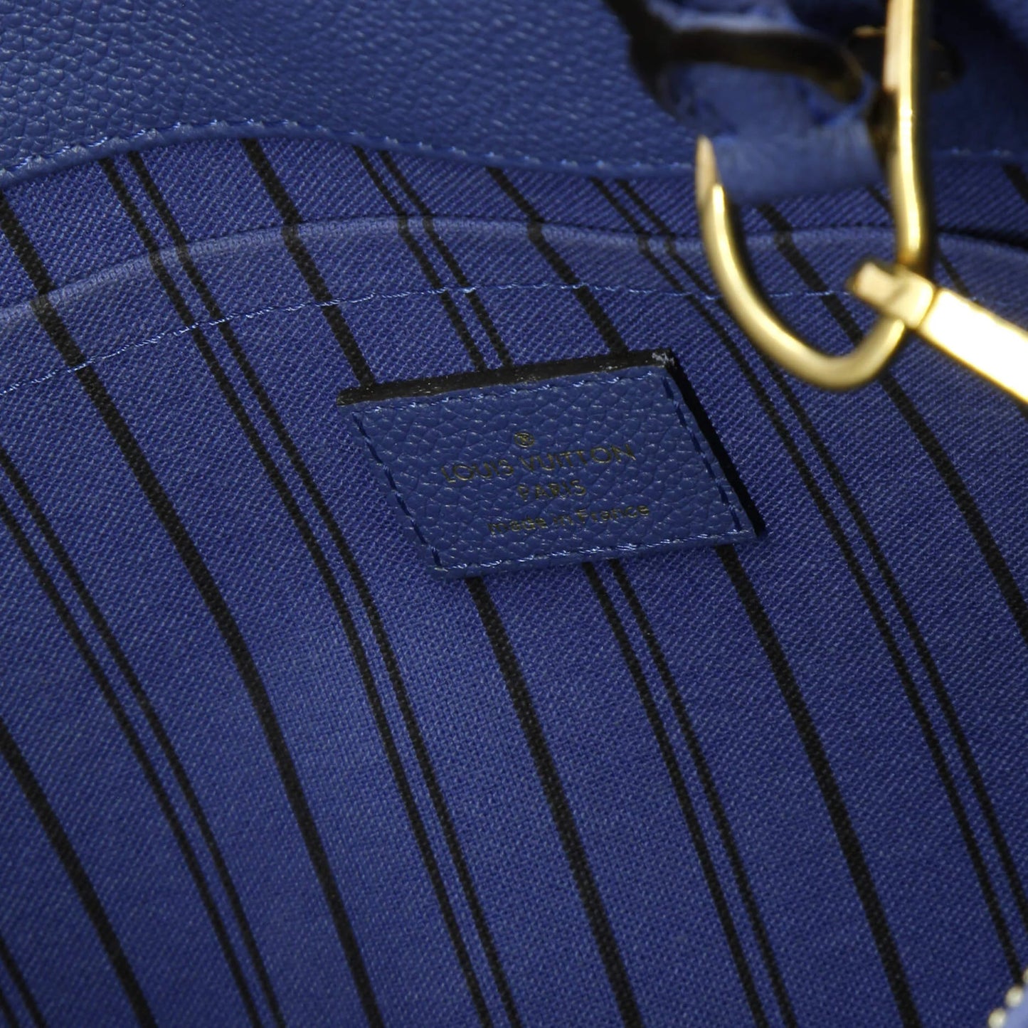 Louis Vuitton Montaigne Handbag Monogram Empreinte Leather Mm