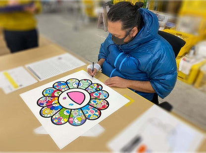 Takashi Murakami Entrance Ceremony Silkscreen Edition Autographed ED100