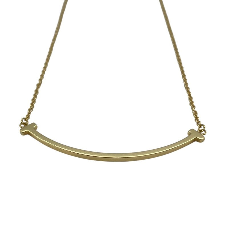 Tiffany & Co. T Smile Necklace Small K18Yg