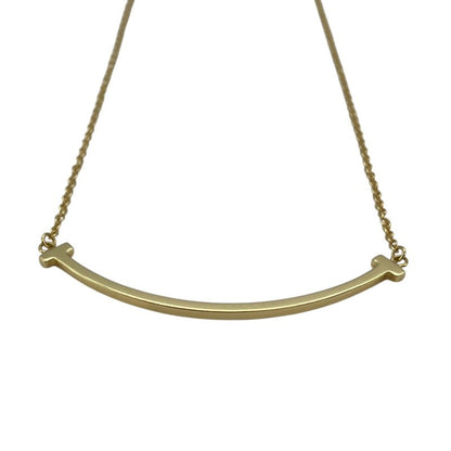 Tiffany & Co. T Smile Necklace Small K18Yg
