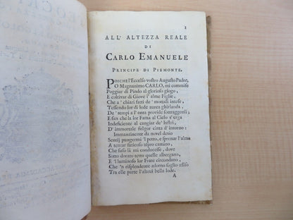 Theocritus  - Teocrito Volgarizzato Da Domenico Regolotti  1729 First Edition