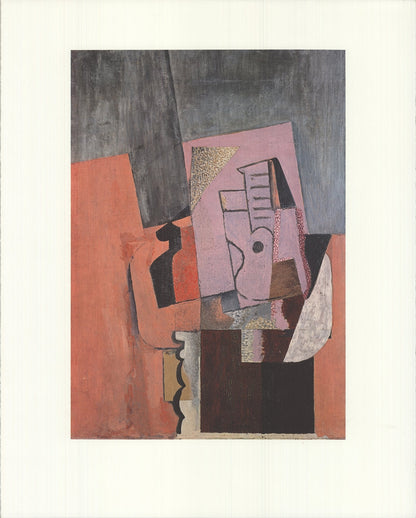Pablo Picasso La Guitare " Offset Lithograph Cubism
