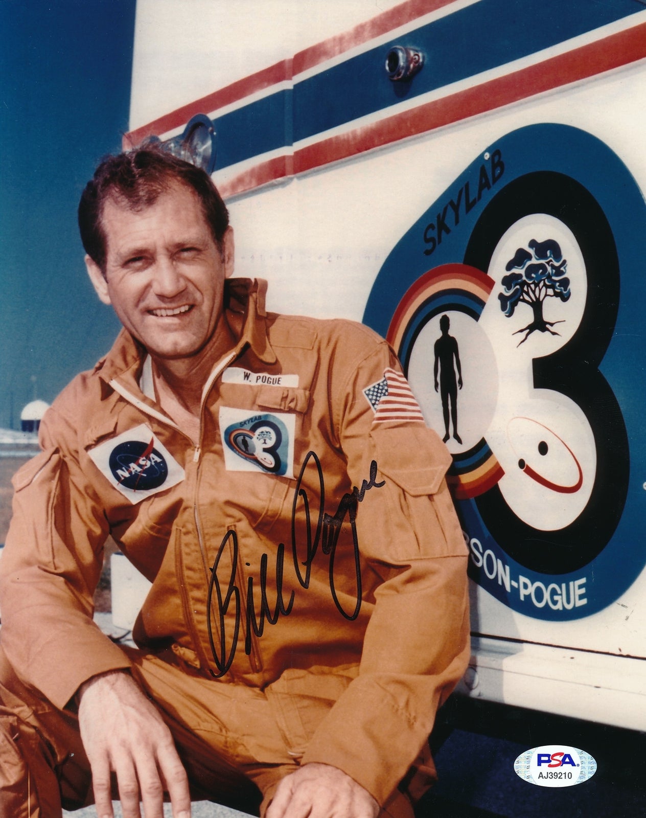 Bill Pogue Nasa Skylab Signed/Autographed 8X10 Photo Psa/Dna 164266