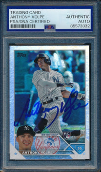 Anthony Volpe Signed/Auto On Card 2023 Topps Rc