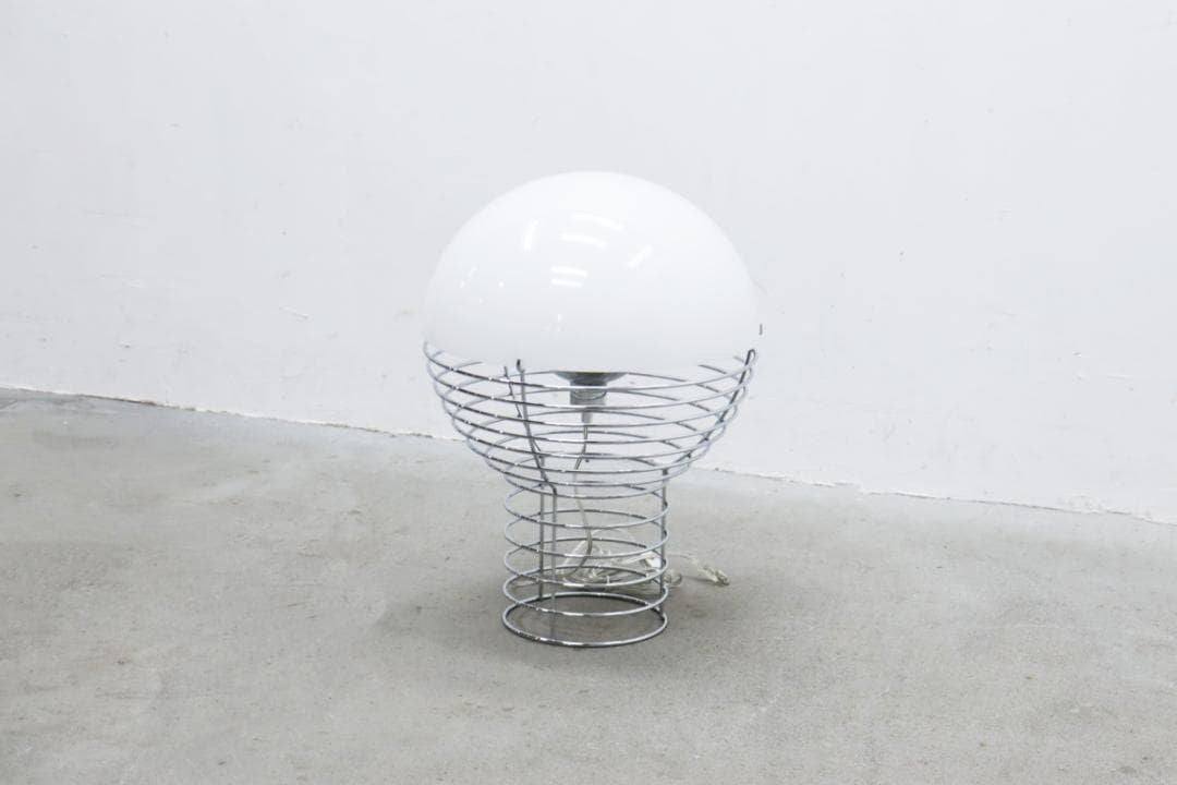 Verner Panton Wire Lamp, White, Size: ?400 x H540mm