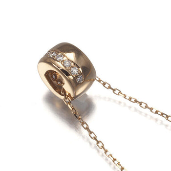 Ponte Vecchio Necklace Diamond 0.05Ct 18K 750 Rose Gold