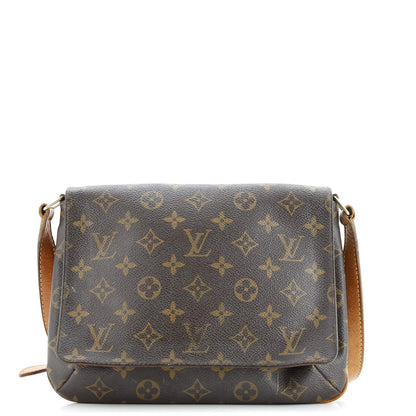 Louis Vuitton Musette Tango Handbag Monogram Canvas