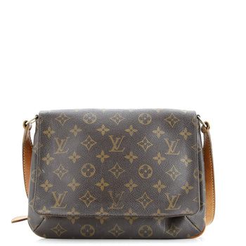 Louis Vuitton Musette Tango Handbag Monogram Canvas