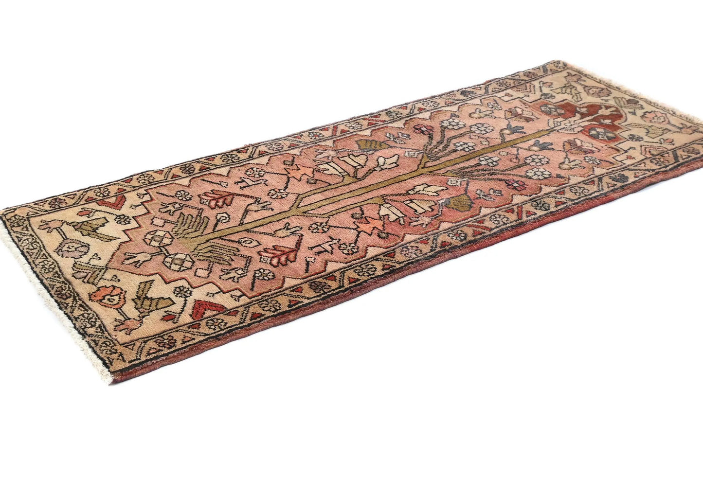 Semi Antique Serapi Oriental Rug 2X5 ft Wool