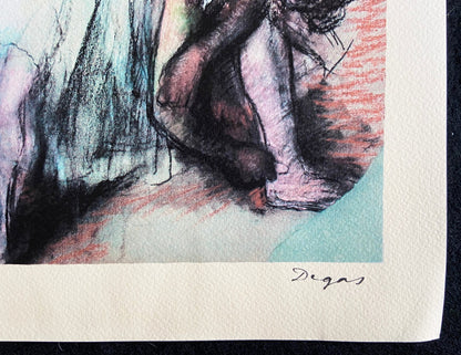 Edgar Degas Lithograph Coa Mourlot 1943 Published