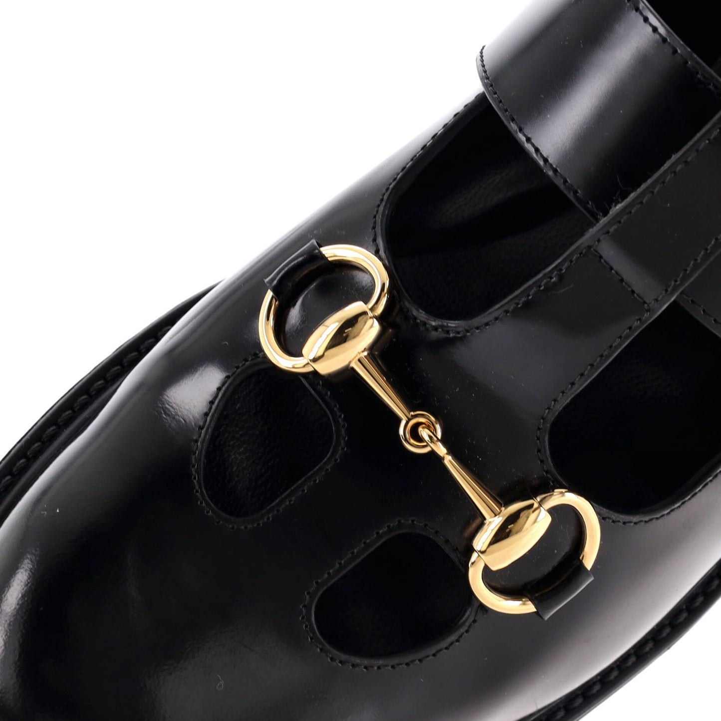 Gucci Women'S Horsebit Mary Jane Loafers Leather