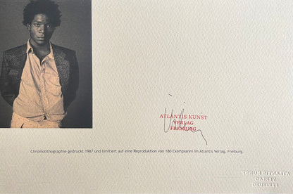 Jean-Michel Basquiat Lithograph C.O.A. Signed Numbered In Pencil