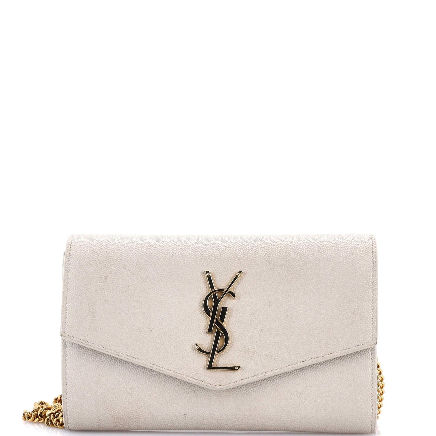 Saint Laurent Uptown Chain Wallet Leather