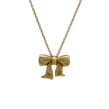 Tiffany & Co. Ribbon Necklace K18Yg
