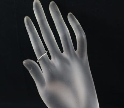 Tiffany&Co. Ring Together Milgrain 2Mm Us4 950 Platinum