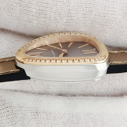 Bvlgari Serpenti 102968 Gray Case Size 20Mm X 27Mm Used Watch #7107