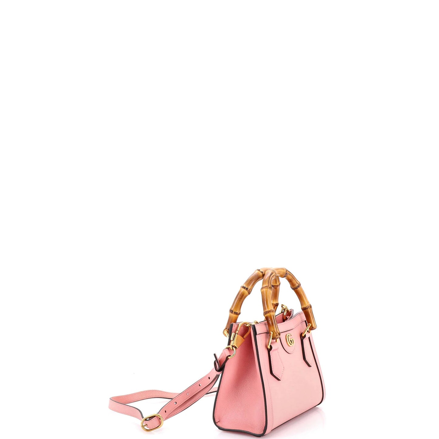 Gucci Diana Nm Bamboo Handle Tote Leather Mini
