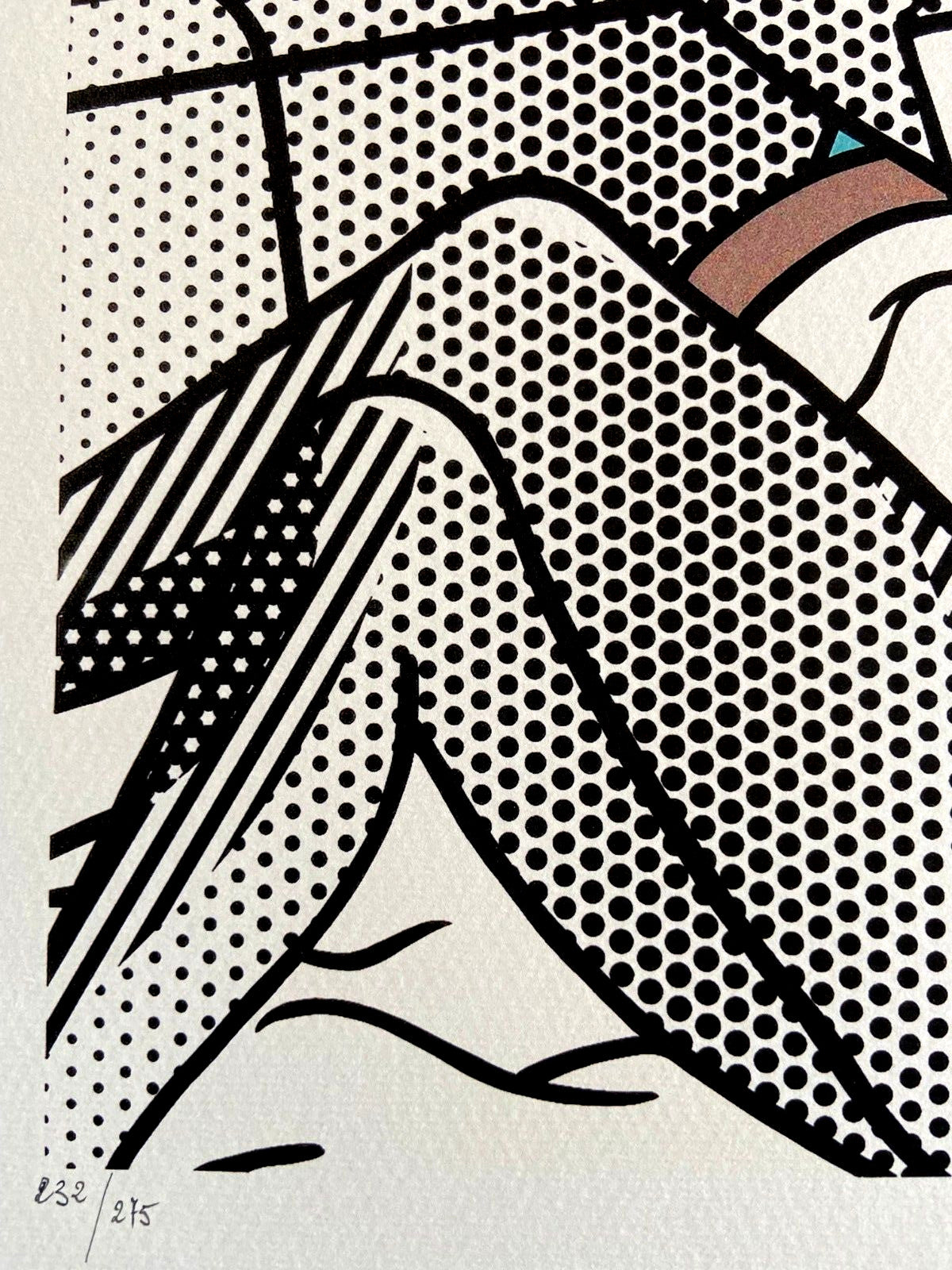 Roy Lichtenstein Lithograph Coa Signed Numbered