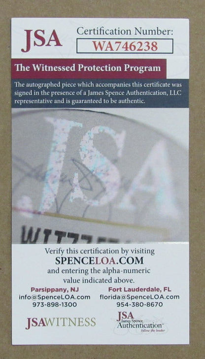 Karl Malone Autographed Jersey Utah Jazz Framed Jsa 193314