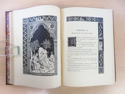 Thomas  Kempis Imitation De Jsus-Christ 1886 1St Edition Dijon Leather Binding