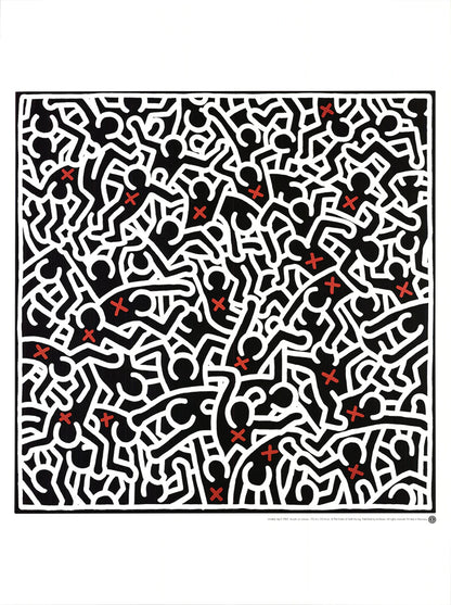 Keith Haring Untitled (April ) " Poster Pop Art