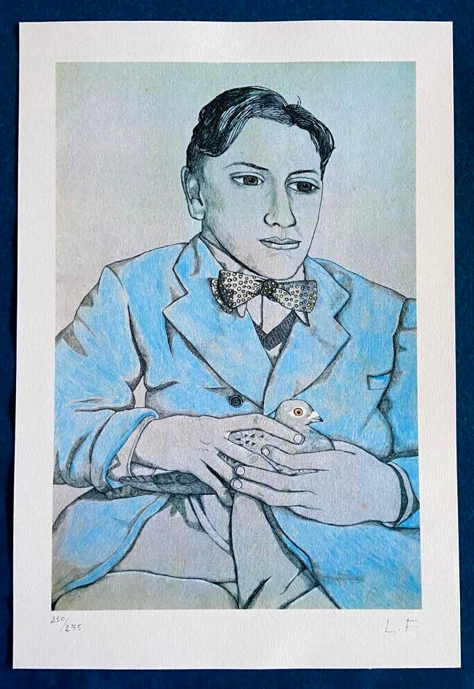 Lucian Freud Lithograph Coa Numbered By Hand Signed Limited 275