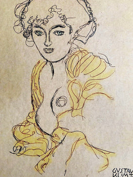 Gustav Klimt Signed Lithograph Op Numbered In