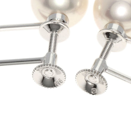 MIKIMOTO   Earring Akoya pearl Pearl K18 White