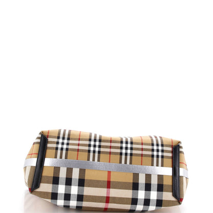 Burberry Reversible Giant Tote Vintage Check Canvas Large