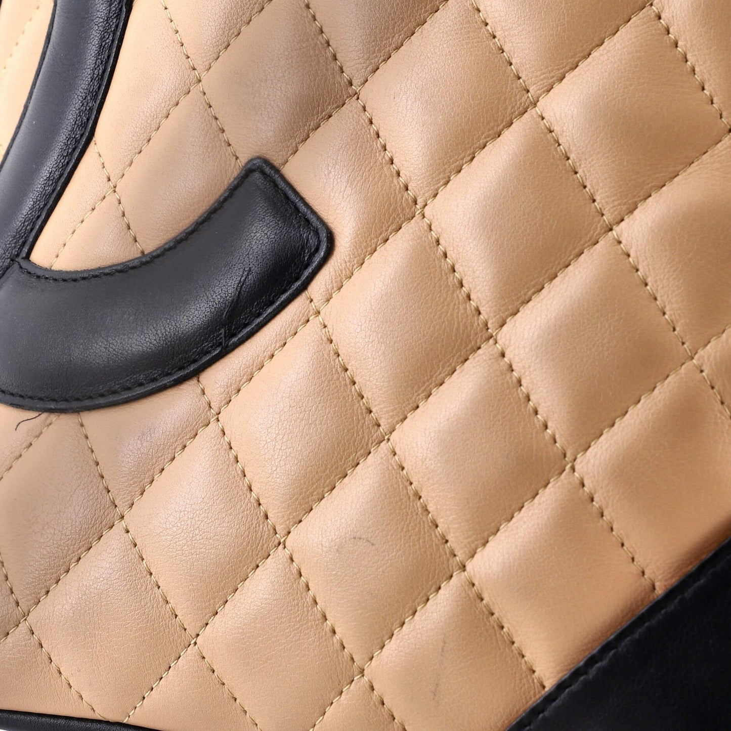 Chanel Cambon Tote Quilted Leather Medium