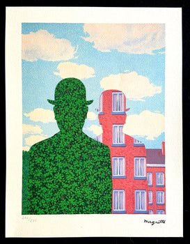 Ren Magritte Lithograph Coa Signed Numbered By