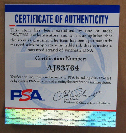 Jack Nicklaus Autographed Masters Flag With Card Collage Framed Psa/Dna 180111