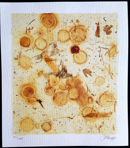 John Cage Lithograph Coa Signature And Stamp (Yoko Ono Bob Dylan)