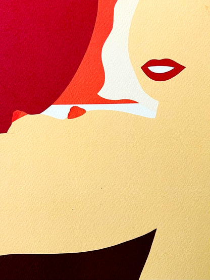 Tom Wesselmann Lithograph Signed COA Numbered in Pencil Crayon